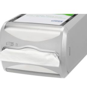Distributeur de serviettes gris 21,7x32,7x16,4 cm N4 Tork