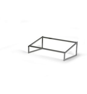 Cadre réhausseur pour plateau de présentation inox 53x32,5x18,2 cm Flow Craster