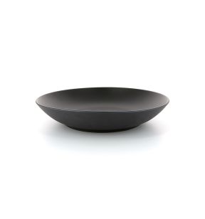 Assiette coupe creuse rond noir porcelaine culinaire Ø 27 cm Revol