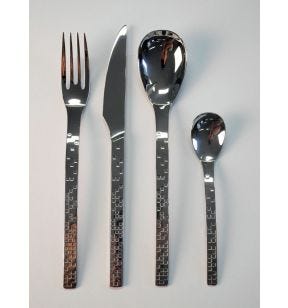 Couteau à dessert monobloc cranté 20,3 cm Pixelle 3d Couzon
