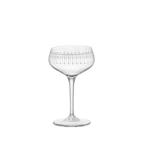 Cocktailglas coupe glas 25 cl Novecento Art Deco Bormioli Rocco