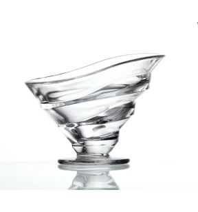 Coupe à dessert rond transparent verre pressé Ø 14 cm Circee La Rochere
