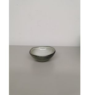 Coupelle organique rond gris grès émaillé Ø 8,3 cm Sky Pro.mundi
