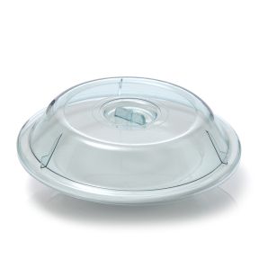 Couvre assiette rond transparent polyamide Ø 23,8 cm