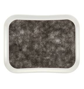 Plateau polyester noir 45,7x35,5 cm Versatray Century Fun Cambro
