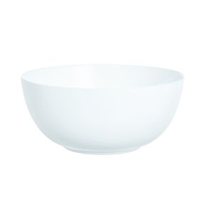 Saladier rond blanc verre opal Ø 21 cm Diwali Luminarc