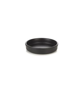 Assiette catalane rond noir porcelaine culinaire Ø 14 cm French Classics Revol
