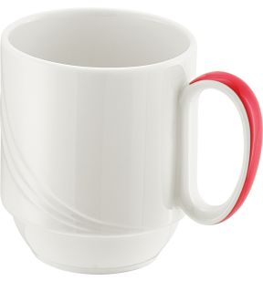 Tasse à déjeuner blanc porcelaine 28 cl Ø 7,9 cm Donna Senior Schonwald