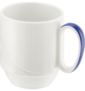 Tasse à déjeuner blanc porcelaine 28 cl Ø 7,9 cm Donna Senior Schonwald