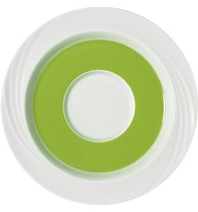 Sous tasse rond blanc porcelaine Ø 16,9 cm Donna Senior Schonwald