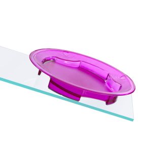 Plat bord rond rood copolyester Ø 23.5 Vaisselle Copolyester Saint Romain