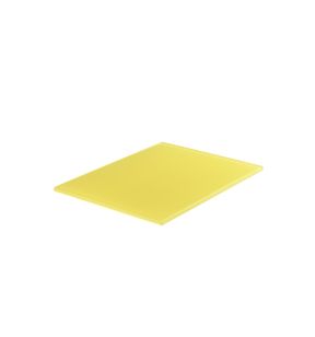 Plateau rectangulaire jaune résine Nacryl® 39,5 cm Mealplak