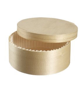 Kaasdoos rond beige Ø 13.3 5.1 Solia (20 eenheden)