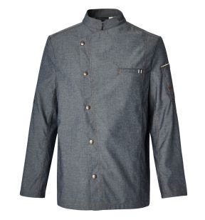 Herenvest met lange mouwen blauw T6 Authentique Molinel
