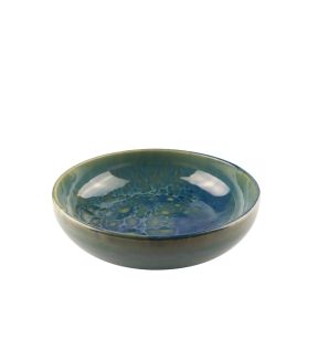 Soepbord rond blauw geglazuurd aardewerk Ø 16 Magic Accolade