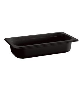 Bac mélamine noir 26,5x16,2x6,5 cm 1,35 L Ecoline Aps