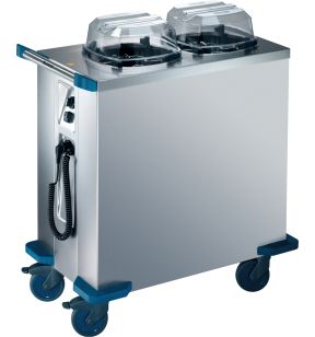 Wagen met constant niveau voor verwarmen van borden D26-31 cm inox 1800 W 230V B.pro