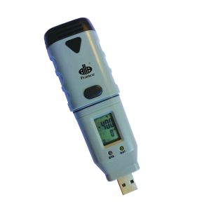 Thermomètre enregistreur min -35 °C max 80 °C +/- 0,3 °C Data Logger Alla France