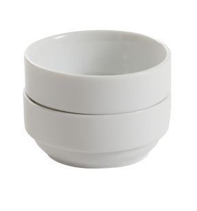 Coupelle rond blanc porcelaine Ø 8 cm Cafett Pro.mundi