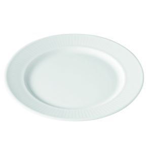 Plat bord rond wit culinair Ø 31.5 Plisse Pillivuyt