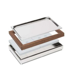 Presentatieschotel porselein wit 265x325 mm Zepe
