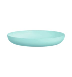 Plat creux rond bleu verre opal Ø 29 cm Diwali Luminarc