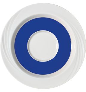 Sous tasse rond blanc porcelaine Ø 16,9 cm Donna Senior Schonwald