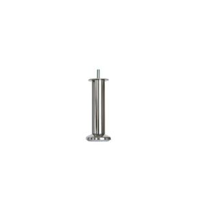 4 pieds de lit droit 15 cm argent Dunlopillo