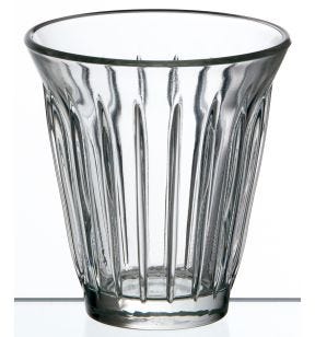Gobelet verre pressé 19 cl Zinc La Rochere