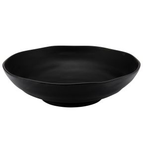 Grand plat creux mélamine noir Ø 33,8 cm 9,2 cm 4 L Pigment Dalebrook