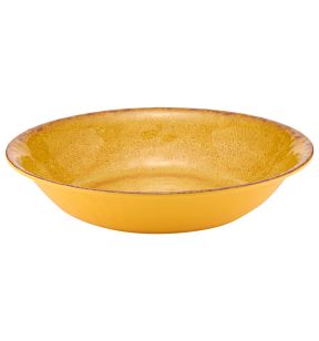 Grand plat creux mélamine orange Ø 35 cm 7 cm 3,5 L Casablanca Dalebrook
