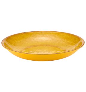 Grand plat creux mélamine orange Ø 42 cm 7 cm 6 L Casablanca Dalebrook