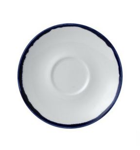 Schoteltje voor cappuccino  rond wit verglaasd Ø 15.6 Harvest Dudson