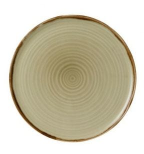 Pizzabord rond beige verglaasd Ø 31.8 Harvest Dudson