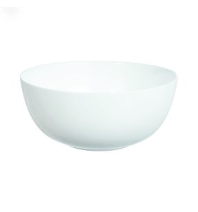 Coupelle rond blanc verre opal Ø 18 cm Diwali Luminarc