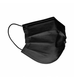 Doos van 50 chirurgische maskers zwart