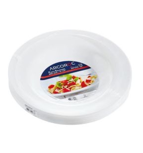 Assiette à pâtes verre opal Evolutions  Arcoroc