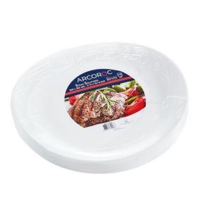 Assiette à steak verre opal 30x25,8 cm Evolutions  Arcoroc