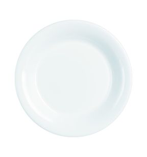 Assiette creuse rond blanc verre opal Ø 22,5 cm Nova Aquitania Arcoroc