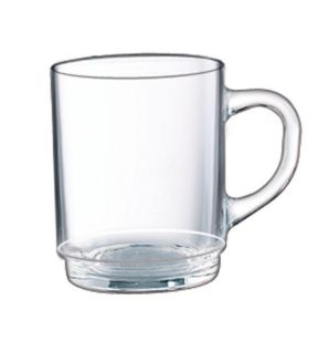 Mug transparent verre trempé 25,5 cl Ø 7,2 cm Bock Arcoroc