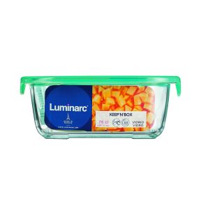 Boîte avec couvercle hermétique transparent verre trempé 12 cm Keep'n Box Luminarc