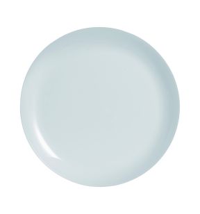 Plat rond rond gris verre opal Ø 32 cm Diwali Luminarc