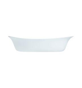 Plat ovale blanc verre opal 25 cm Smart Cuisine Luminarc