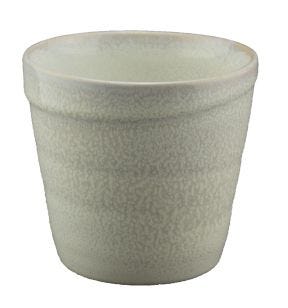 Pot rond Beige rosé grès émaillé Ø 10 cm Pearl Pro.mundi
