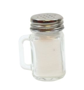 Salière / poivrière transparent 5,1x3,8x6,5 cm Mini Mason Tablecraft