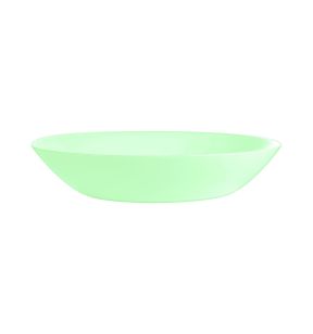 Assiette coupe creuse rond vert verre opal Ø 20 cm Diwali Luminarc