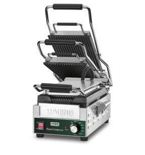 Contact grill panini compact à plaque rainée Compresso Waring