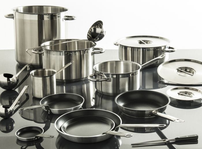 Batterie de cuisine professionnelle